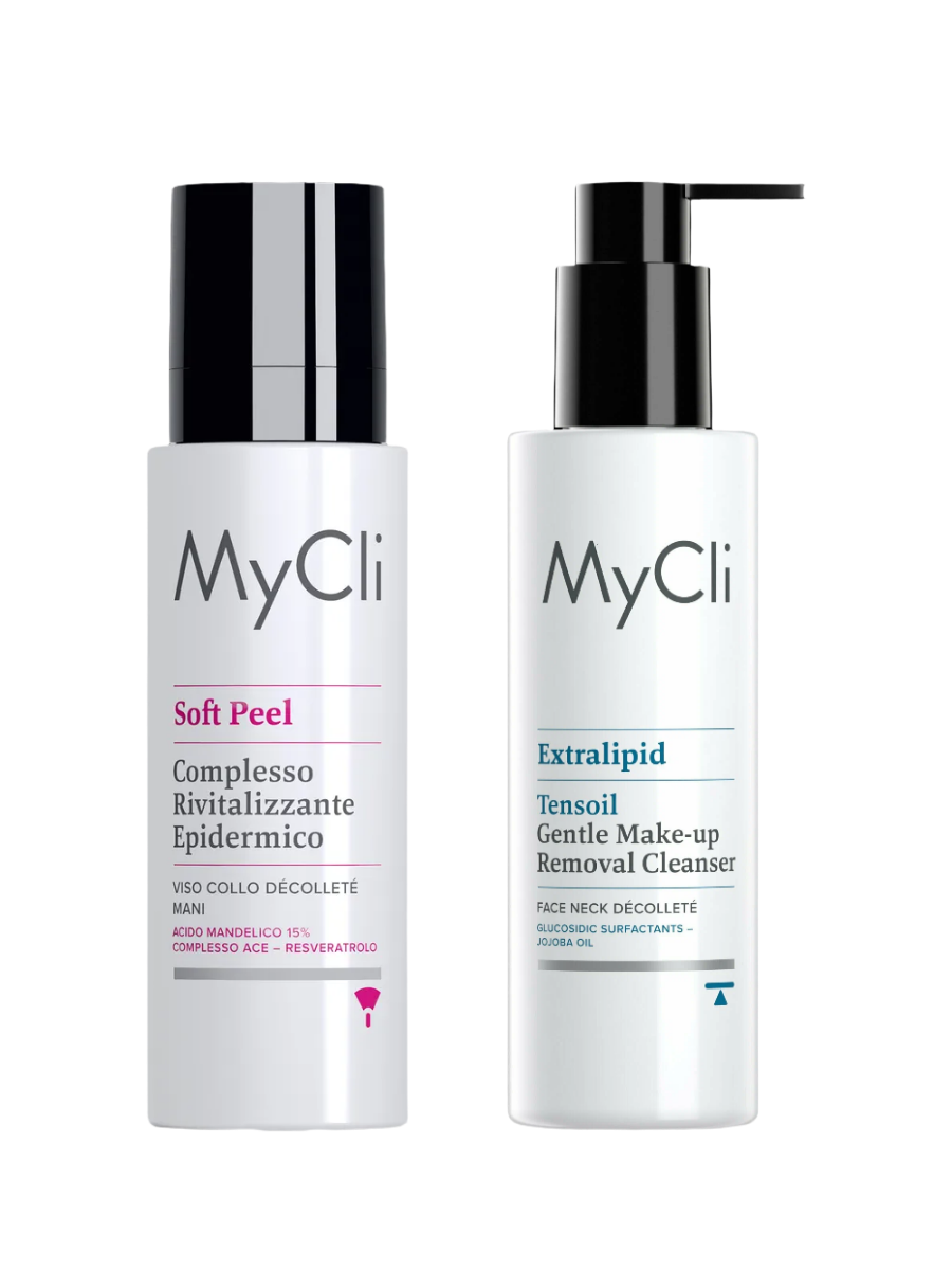 СКИДКА -15% НА НАБОР МИНДАЛЬНОГО ПИЛИНГА MYCLI ALMOND PEELING KIT